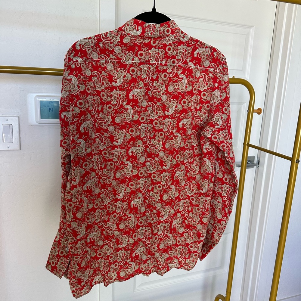SANDRO Silk Button Up Top - Picture 3 of 6